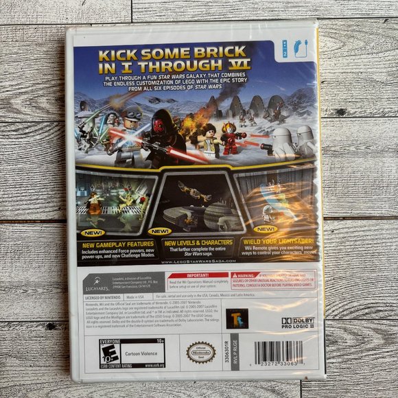 SOLD LEGO Star Wars - The Complete Saga (Wii, 2007) Brand New Sealed - Picture 2 of 3